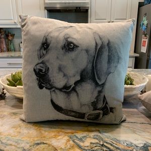 French Laundry Labrador pillow